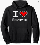 Gamer Hoodie I Love Esports